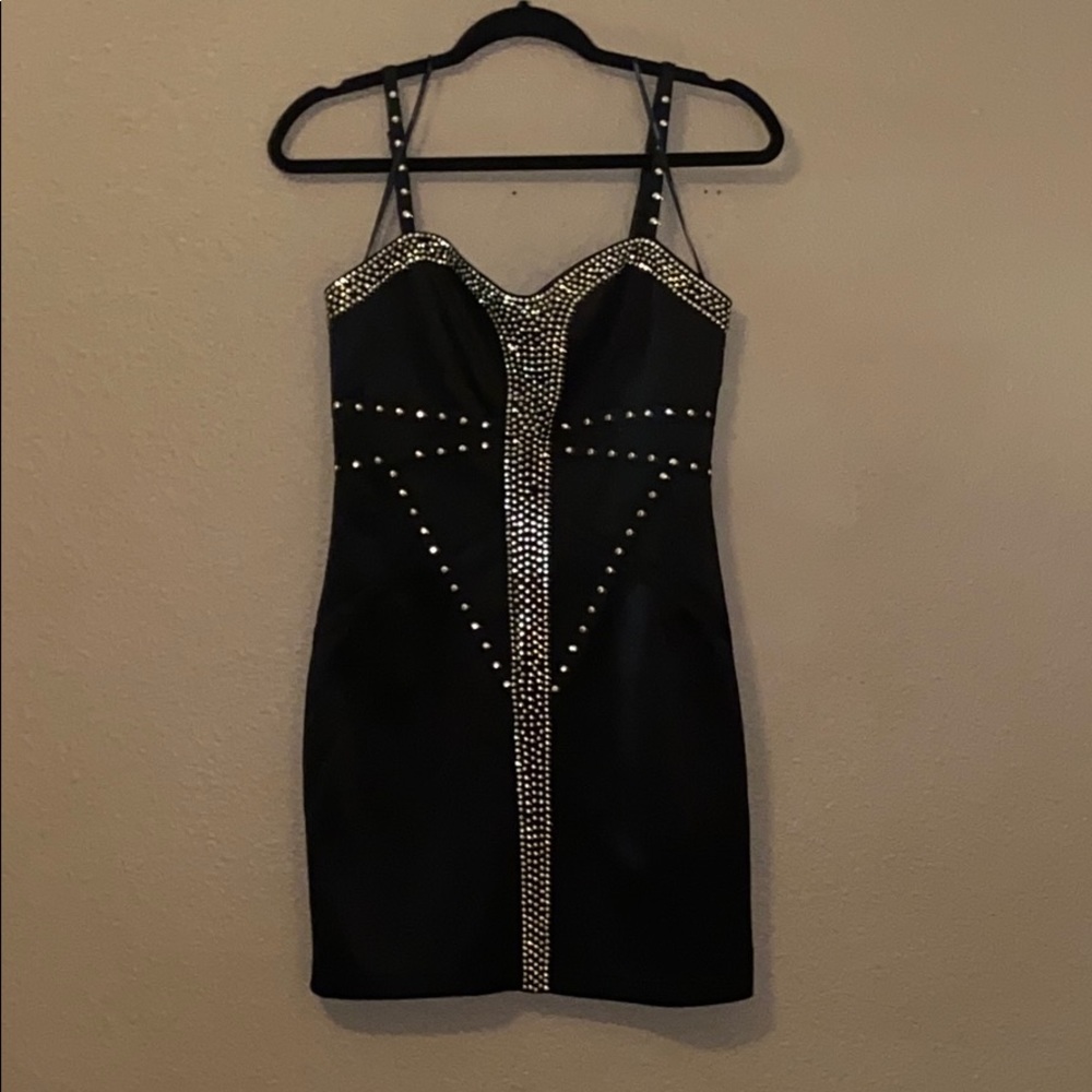 Studded Mini Dress